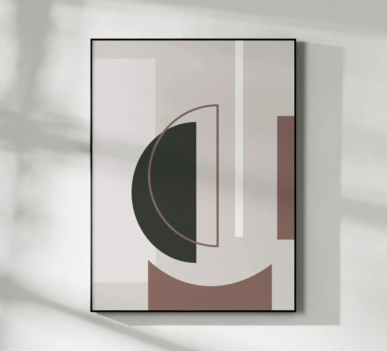 Muted Geometry No 01 plexiglass da treechild