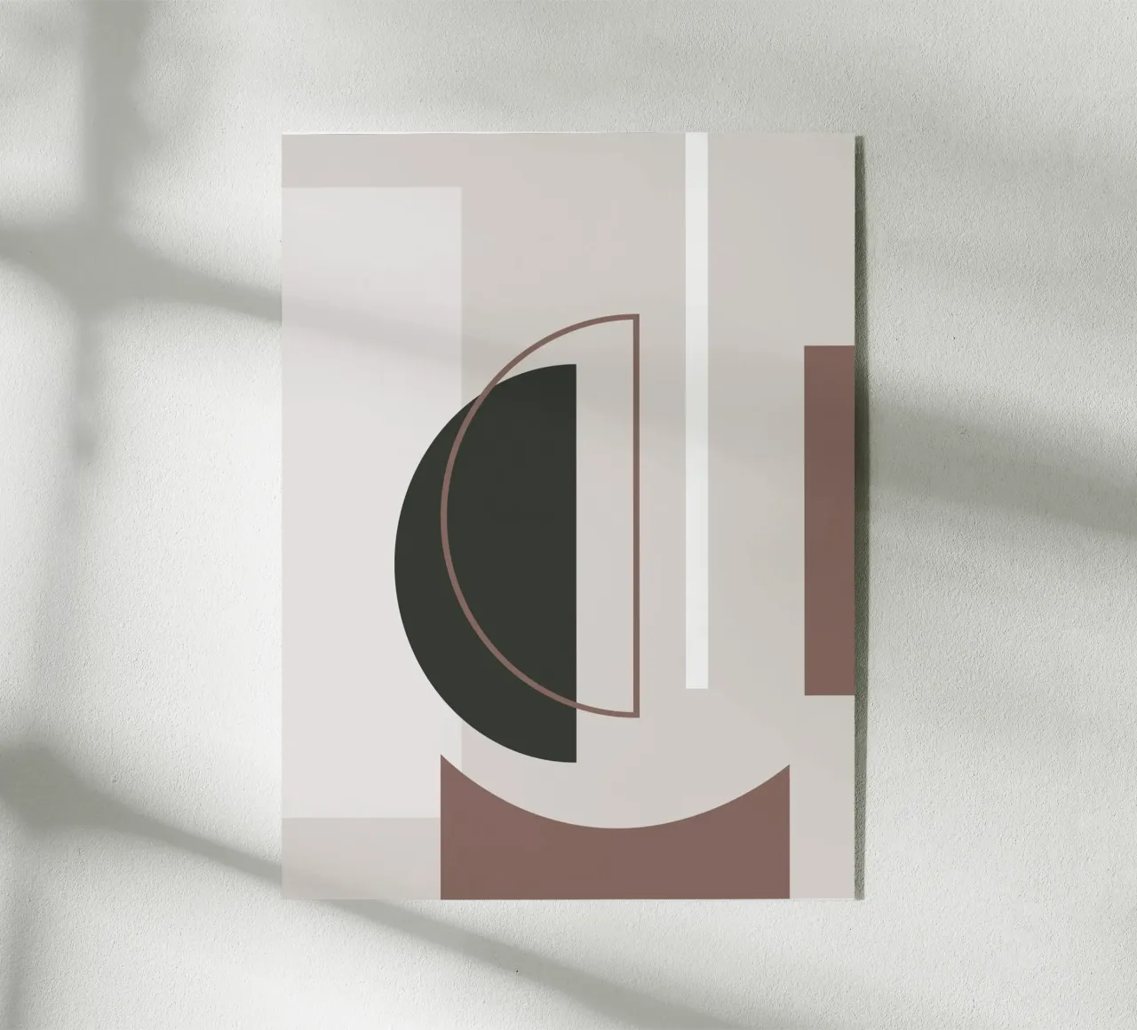 Muted Geometry No 01 plexiglass da treechild