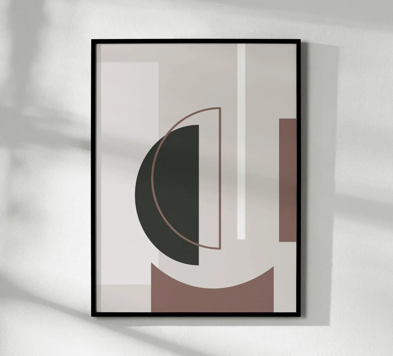 Muted Geometry No 01 carta hahnemühle da treechild