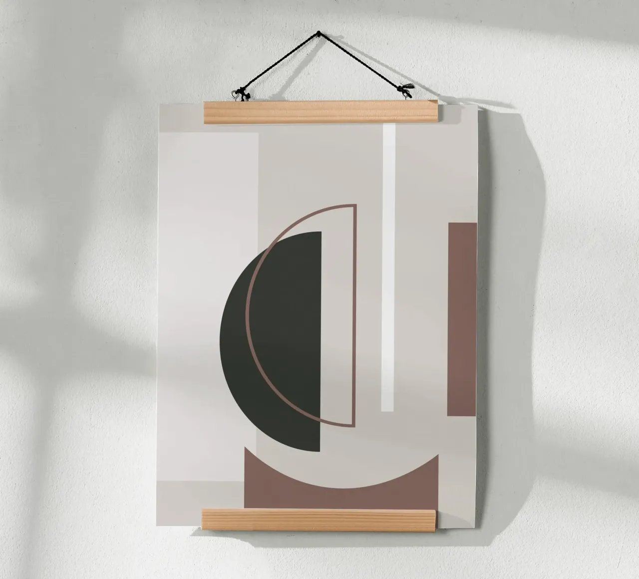 Muted Geometry No 01 carta hahnemühle da treechild