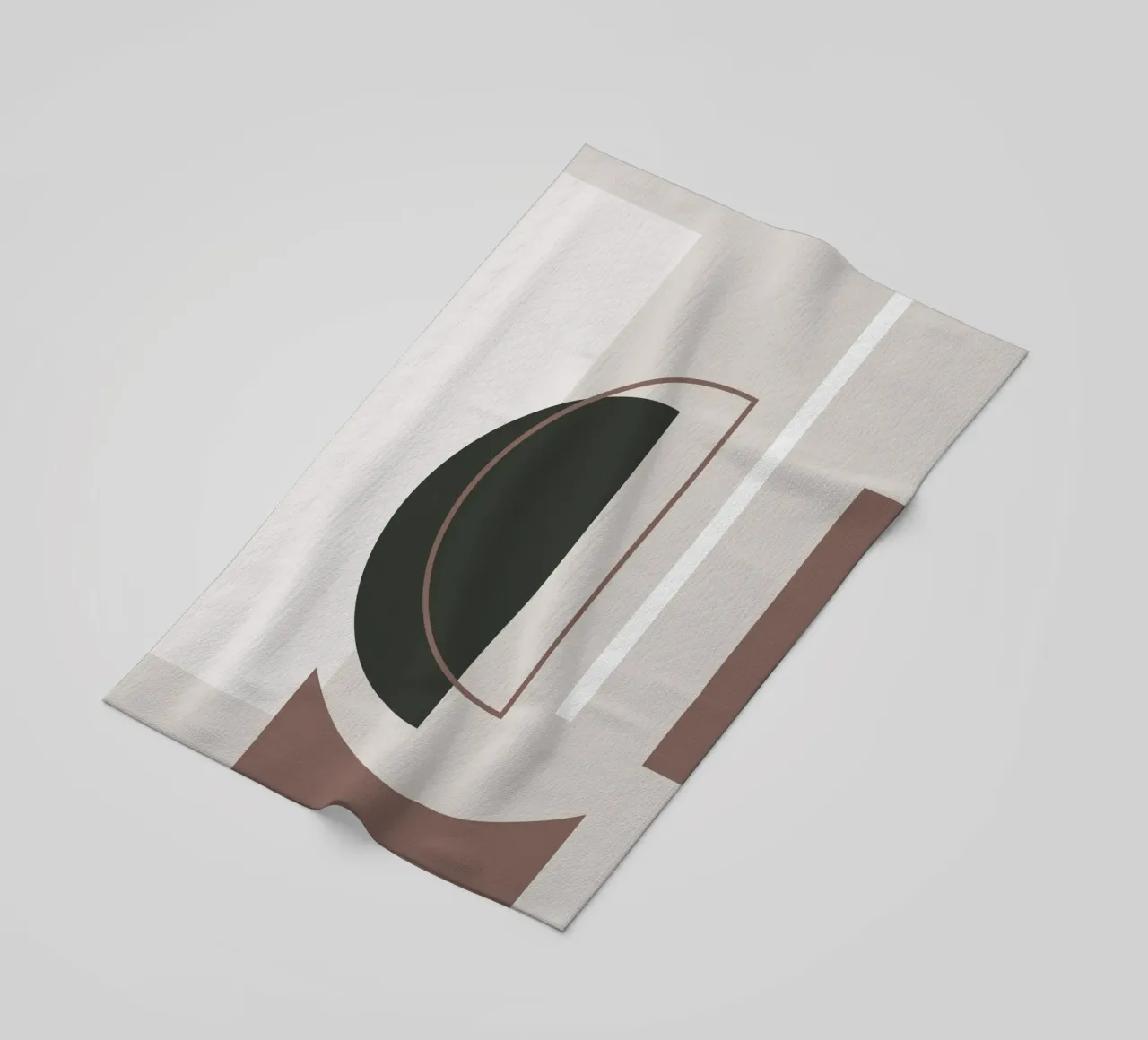 Muted Geometry No 01 telo mare da treechild