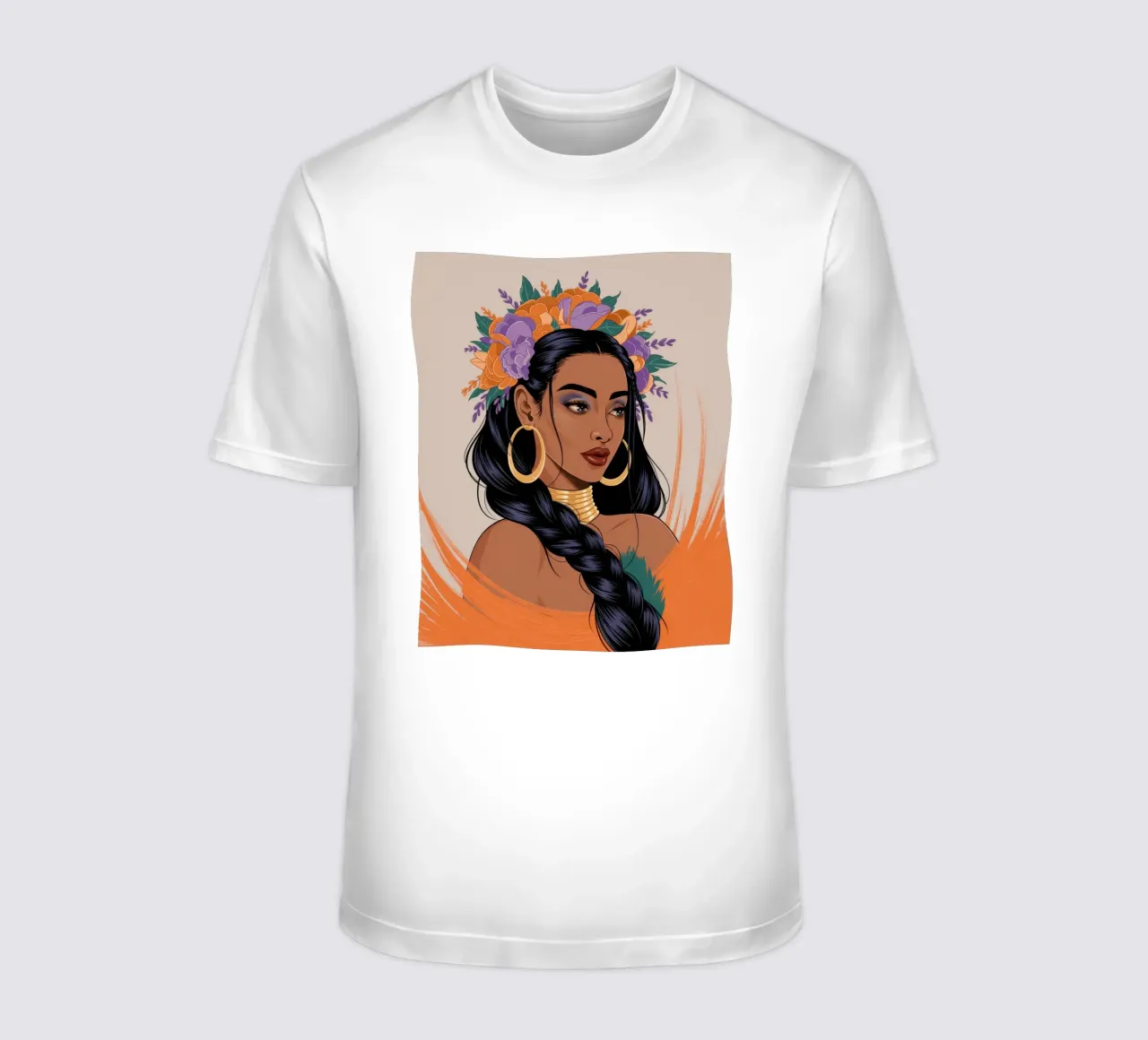 Splendore della corona tropicale t-shirt da Silent Hue