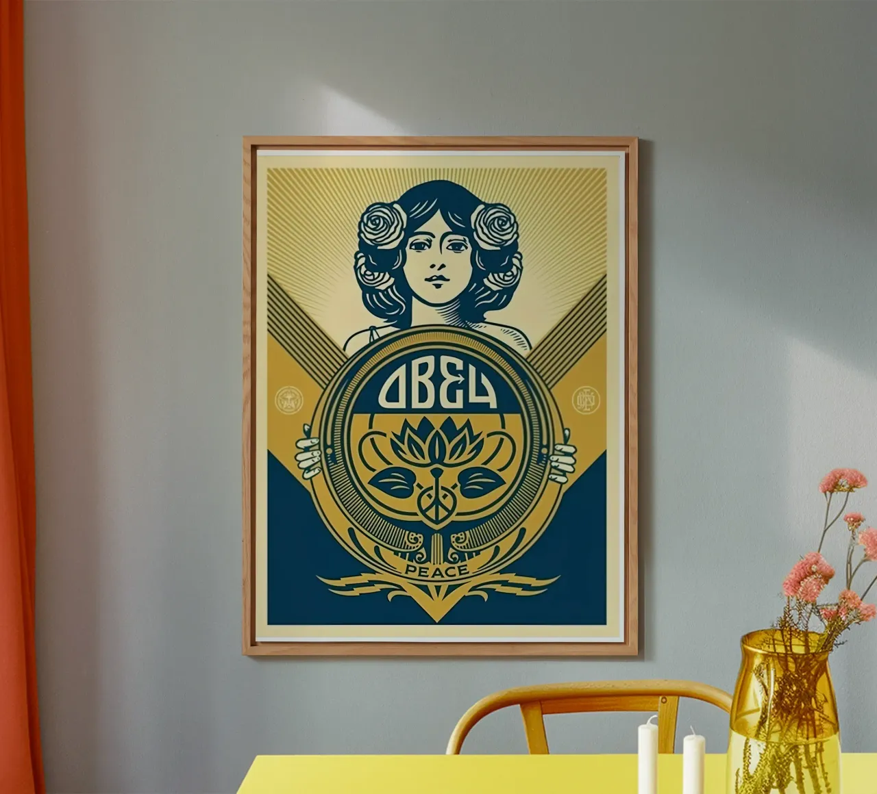 Urlaub 2016 Shepard fairey Grün Forex-Platte von American Poster