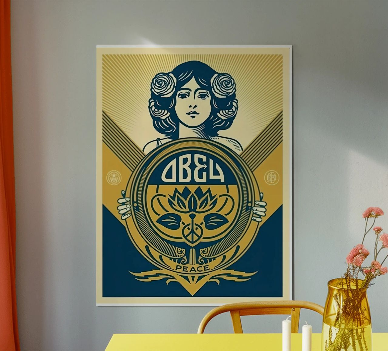 Urlaub 2016 Shepard fairey Grün Poster von American Poster