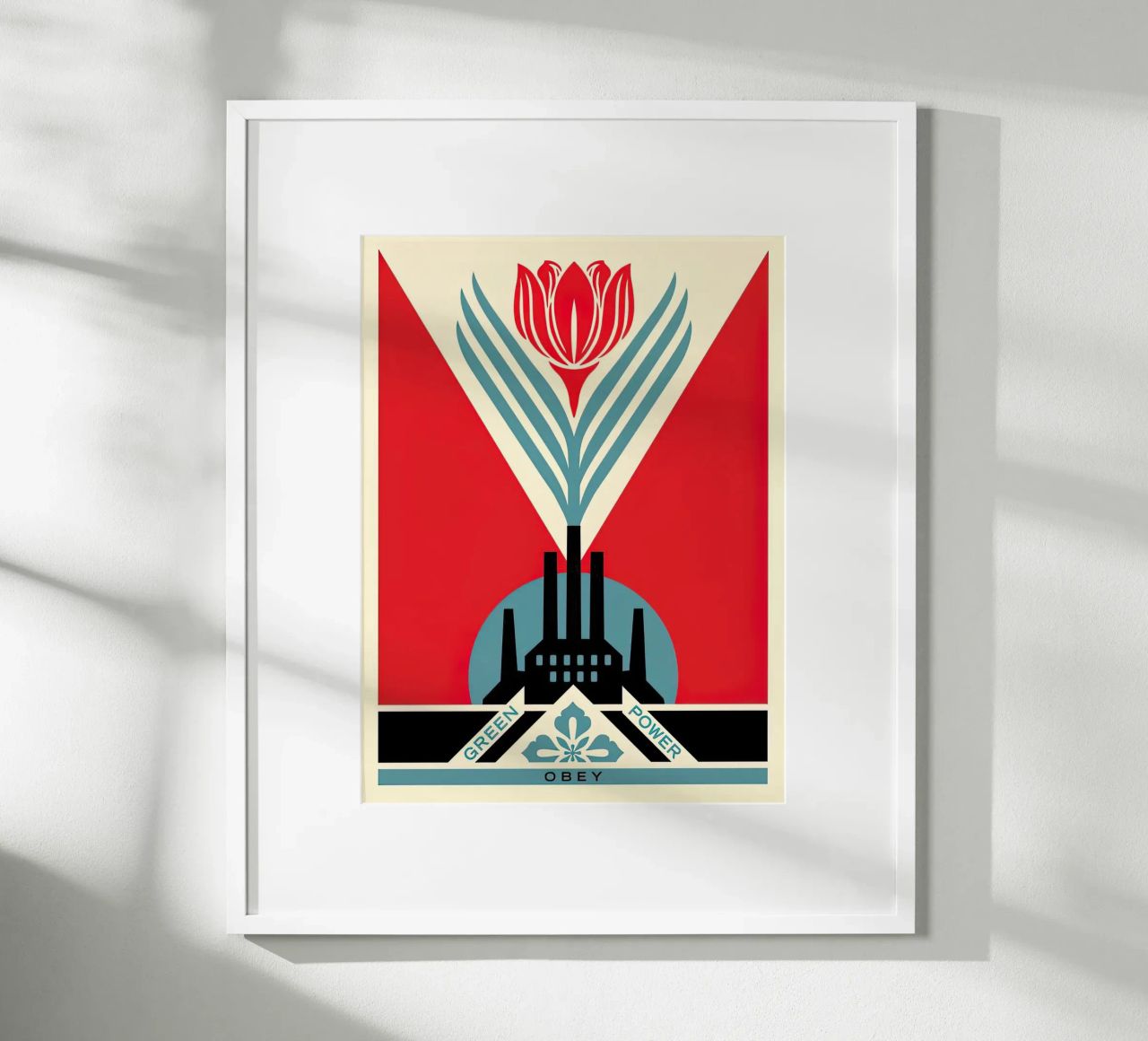Shepard Fairey Grüner Strom Poster von American Poster