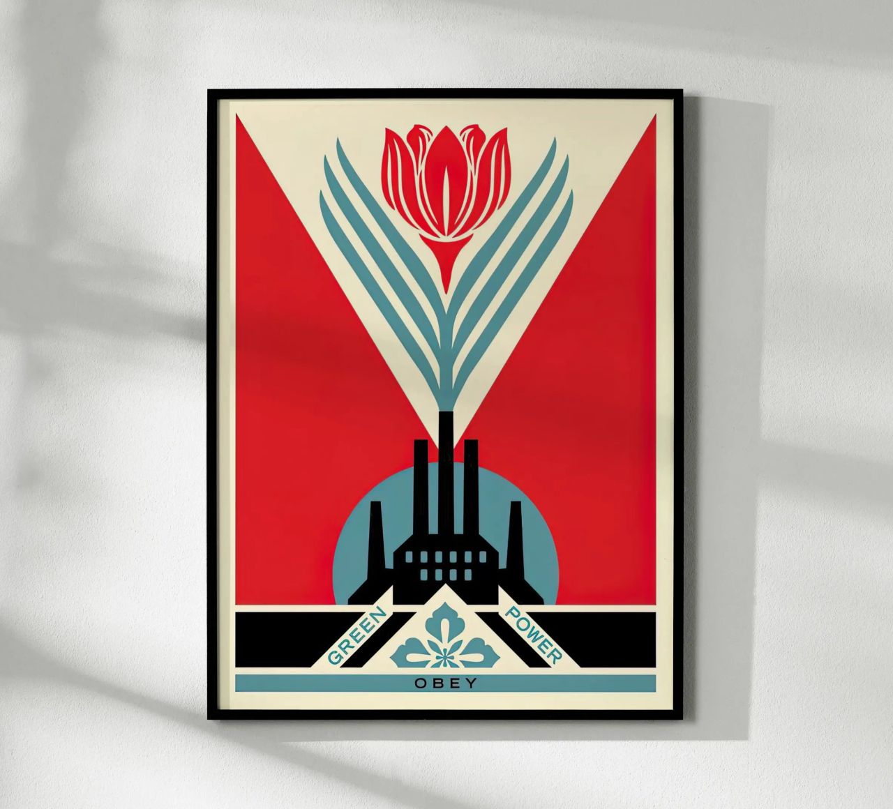 Shepard Fairey Grüner Strom Poster von American Poster
