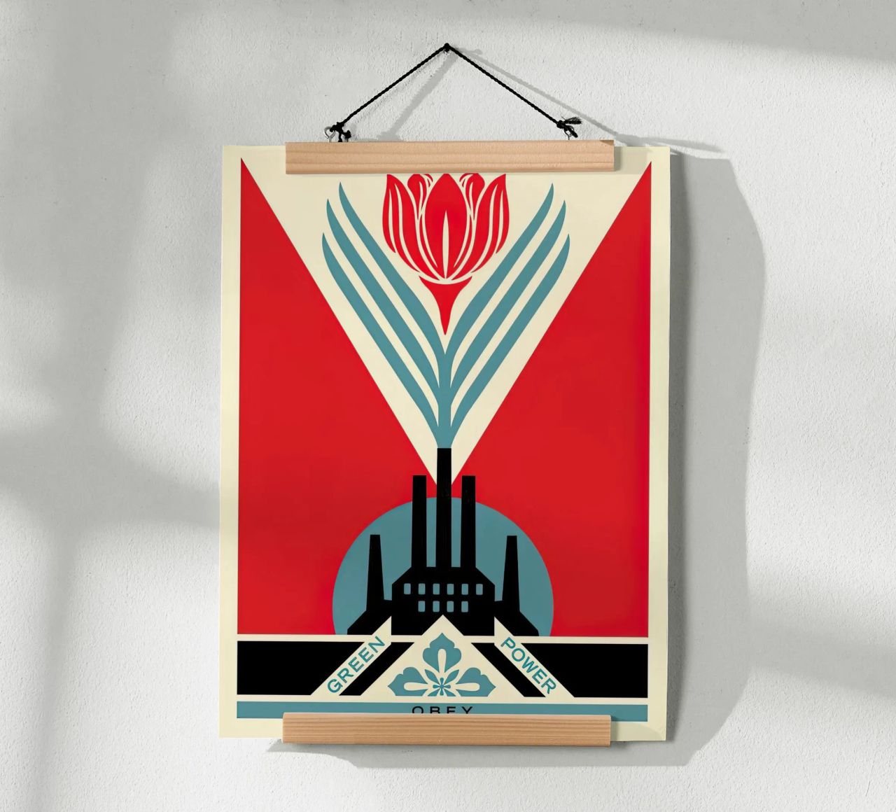 Shepard Fairey Grüner Strom Poster von American Poster