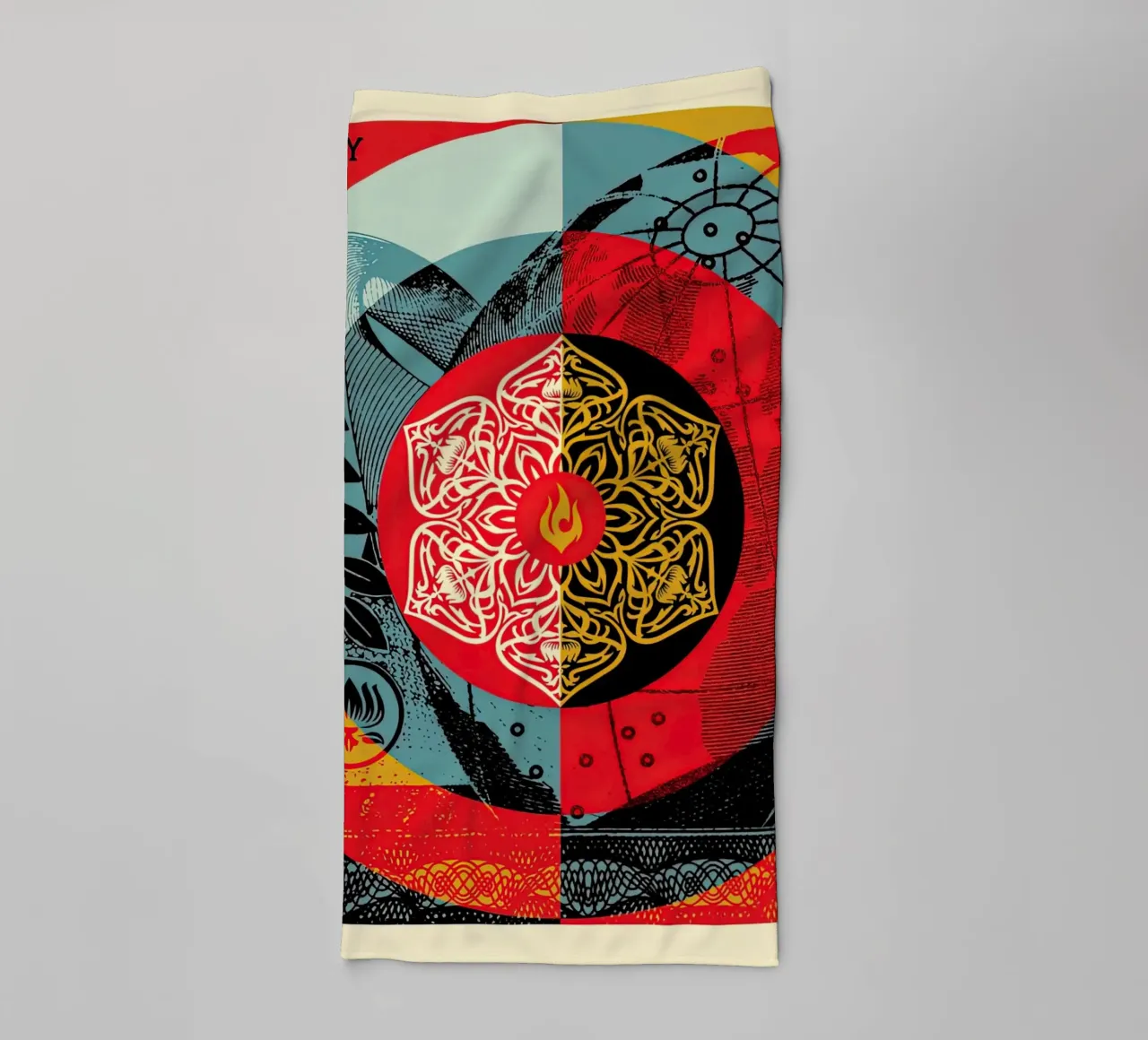 shepard fairey GLOBAL HARMONY towel by American Poster