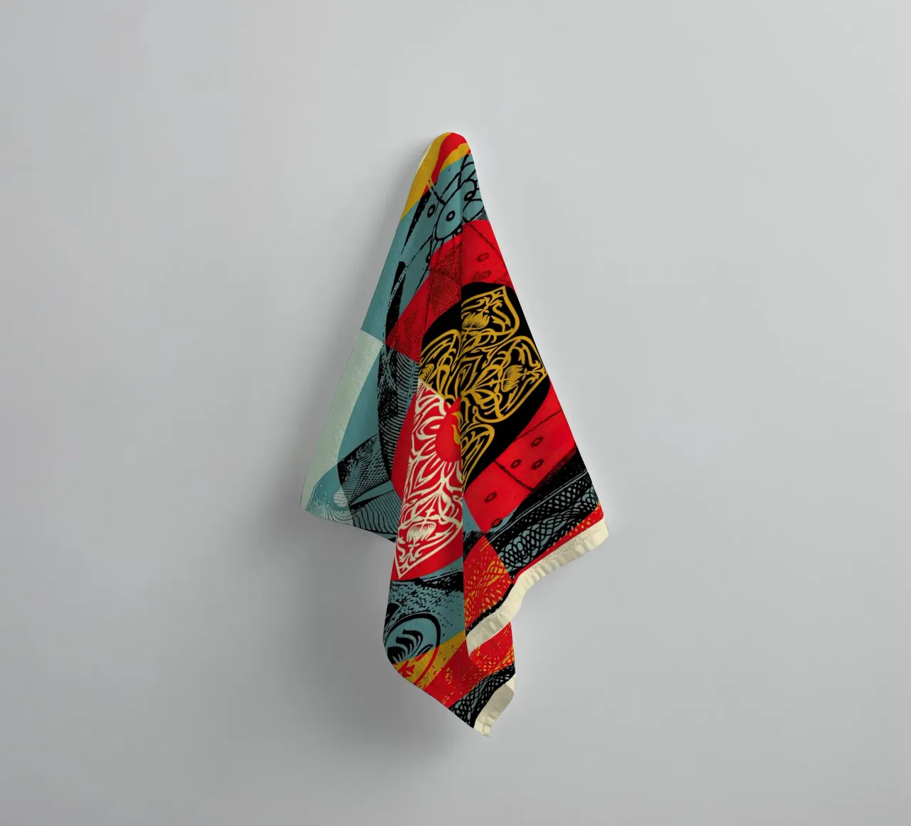 shepard fairey GLOBAL HARMONY towel by American Poster