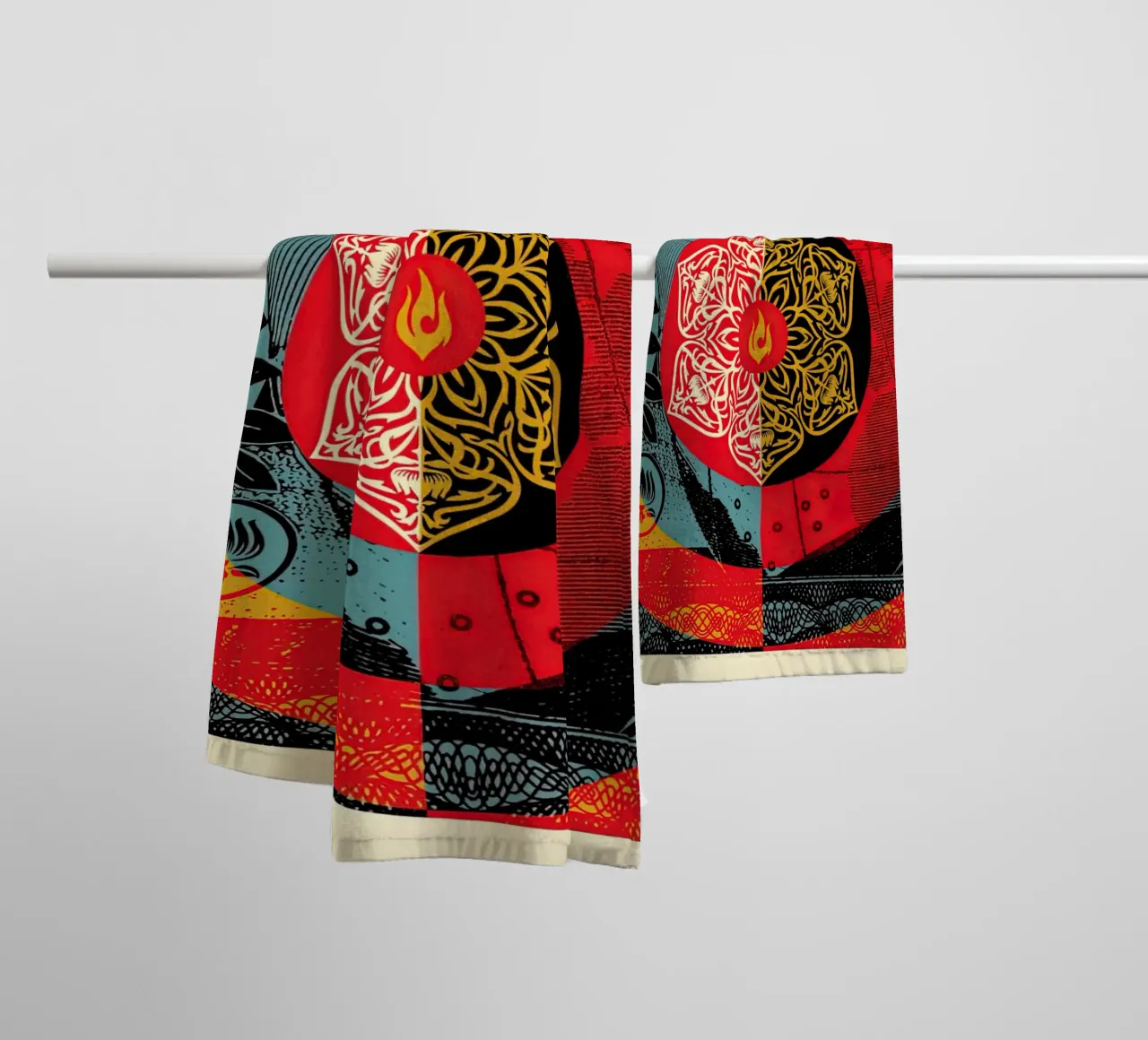 shepard fairey GLOBAL HARMONY towel by American Poster