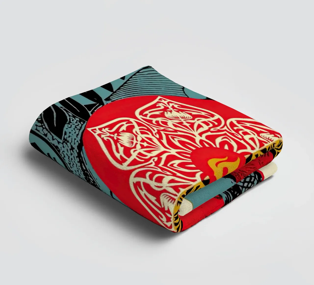 shepard fairey GLOBAL HARMONY towel by American Poster
