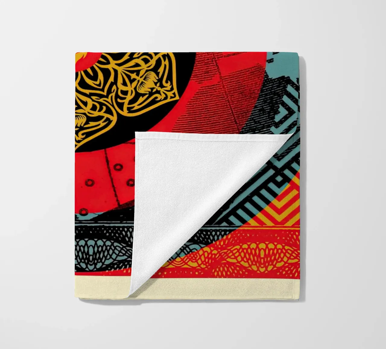 shepard fairey GLOBAL HARMONY beach towel by American Poster