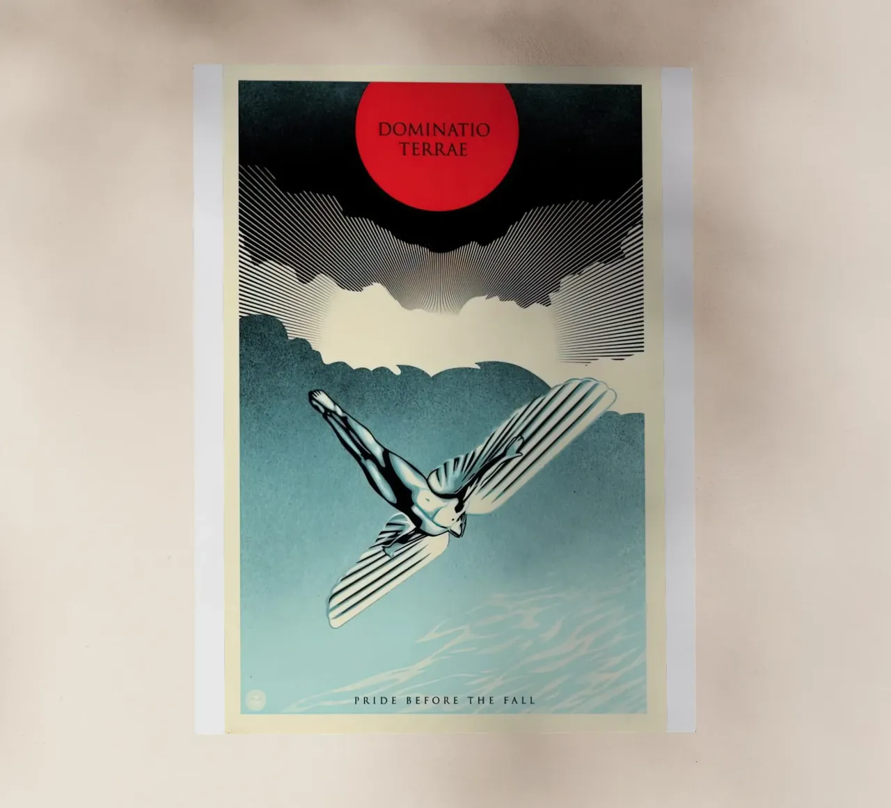 Orgoglio Icaro - Shepard Fairey pellicola backlit da American Poster