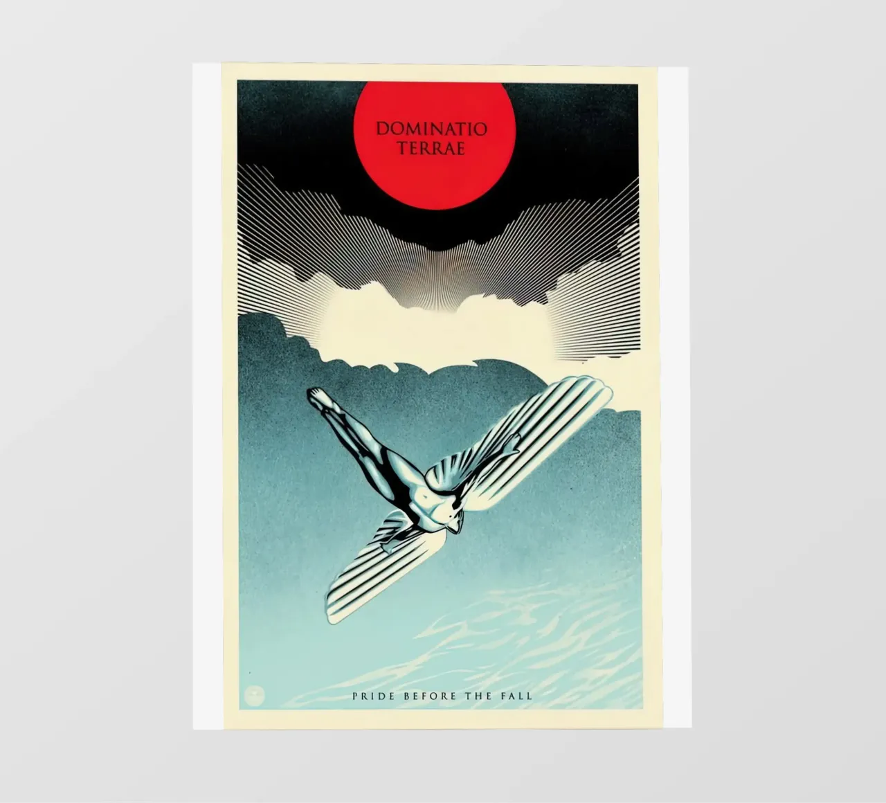 Orgoglio Icaro - Shepard Fairey pellicola backlit da American Poster