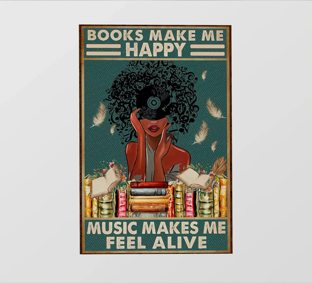 Shepard fairey Libro Rendimi felice pellicola backlit da American Poster