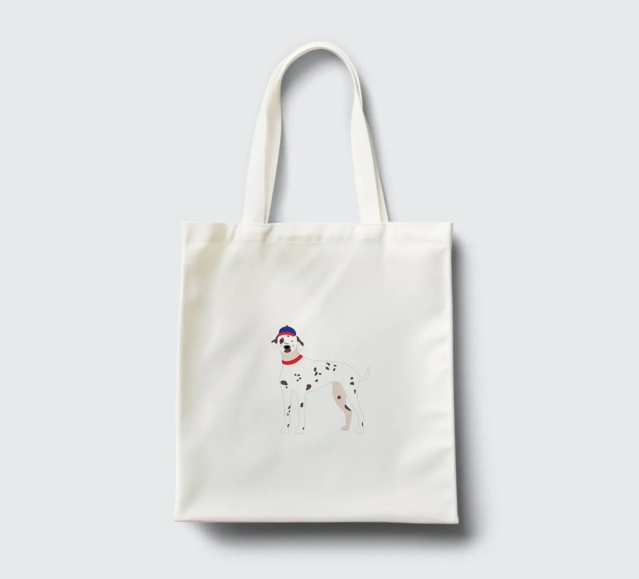 Dalmata con Cappy borsa in juta da janamossmann