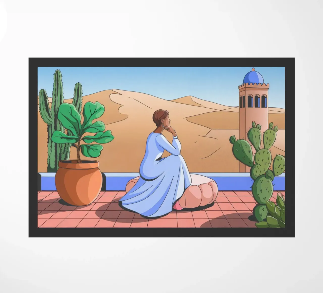 Serenità del deserto zerbino da Silent Hue