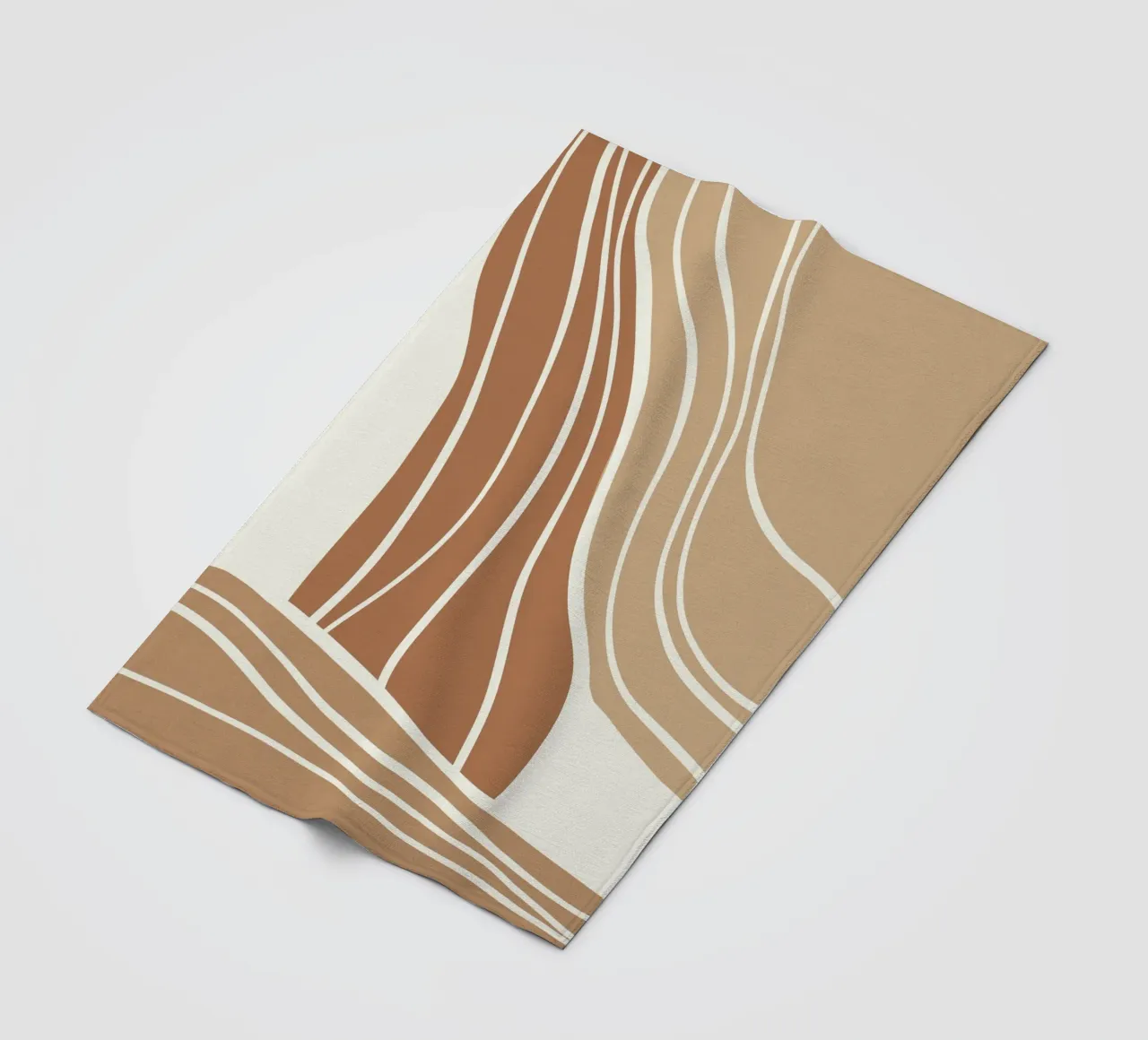 Sandy Waves Fleecedecke von treechild