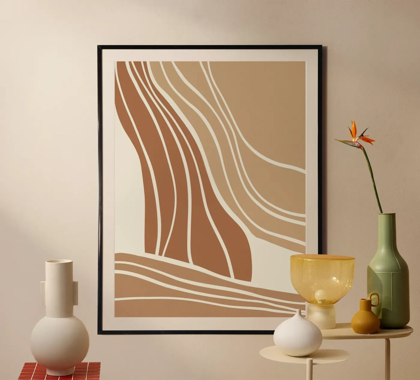 Sandy Waves Poster von treechild