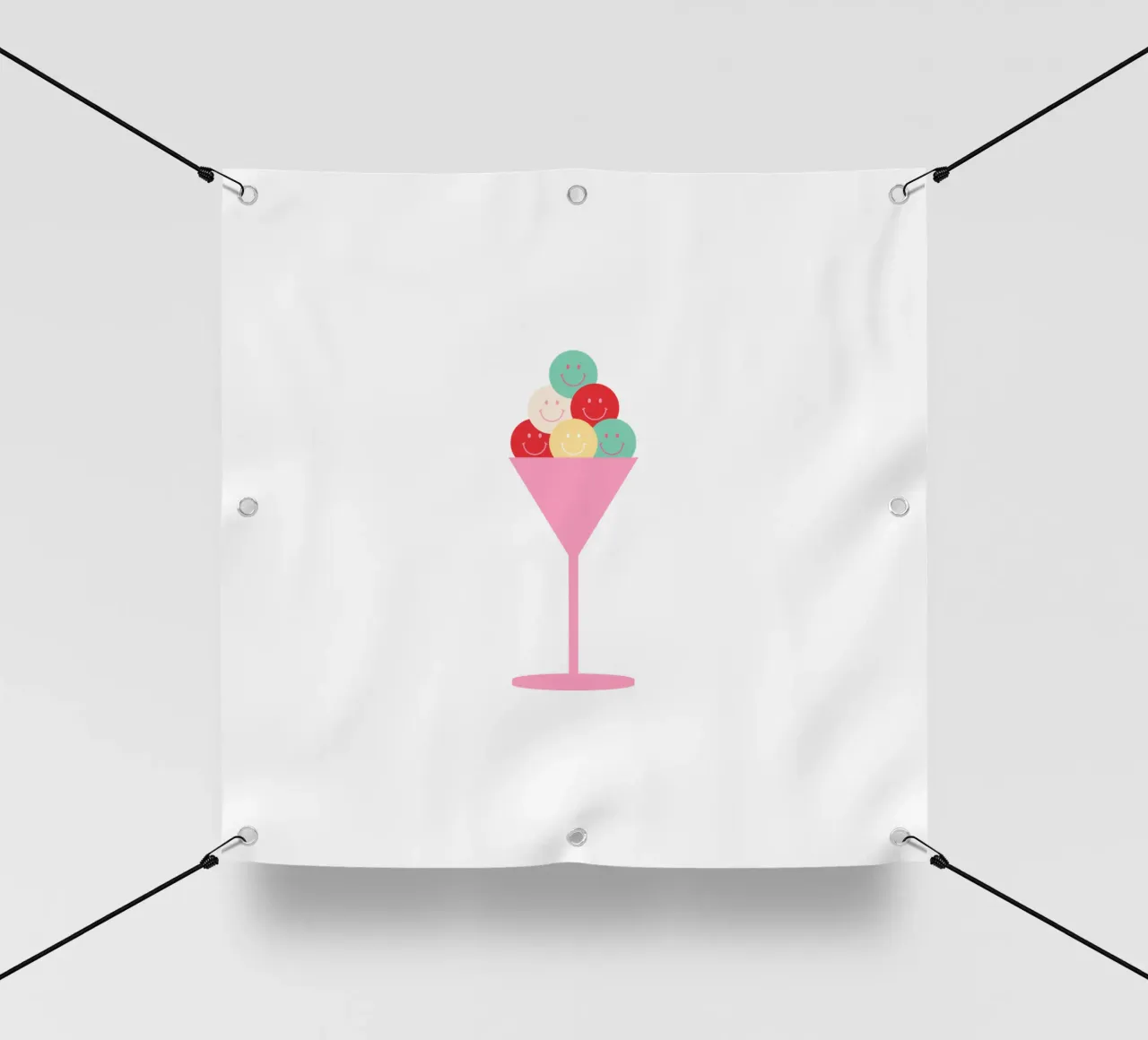 Gelato con umorismo telo in pvc da janamossmann