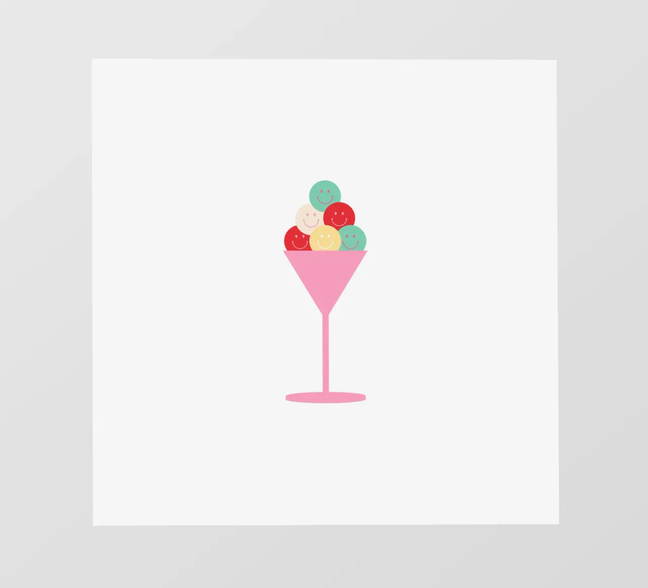 Gelato con umorismo telo in pvc da janamossmann
