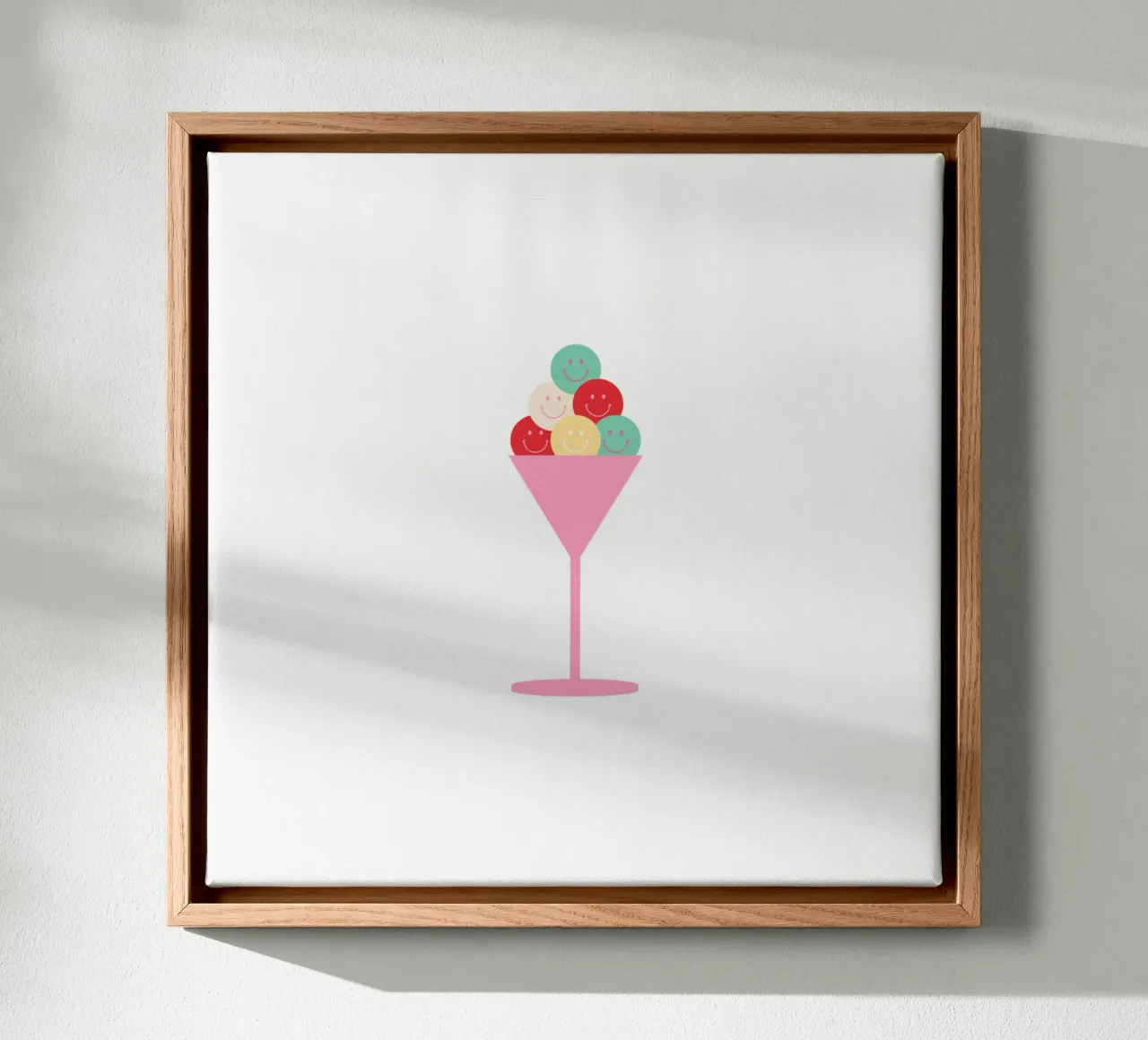Ice cream with humour canvas by janamossmann