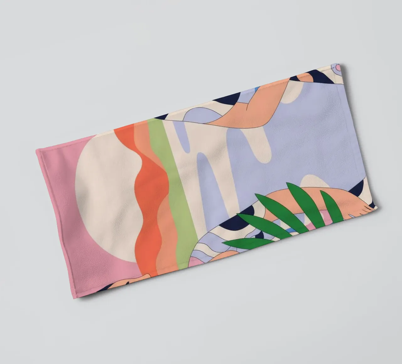 Twin Harmony towel by Silent Hue