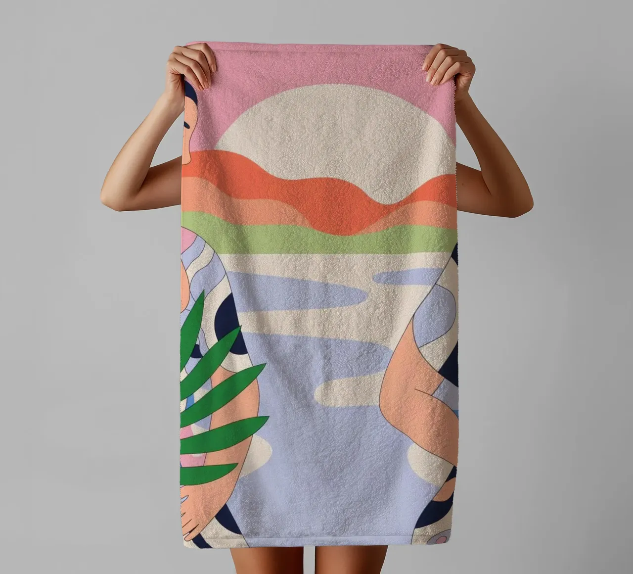 Twin Harmony towel by Silent Hue