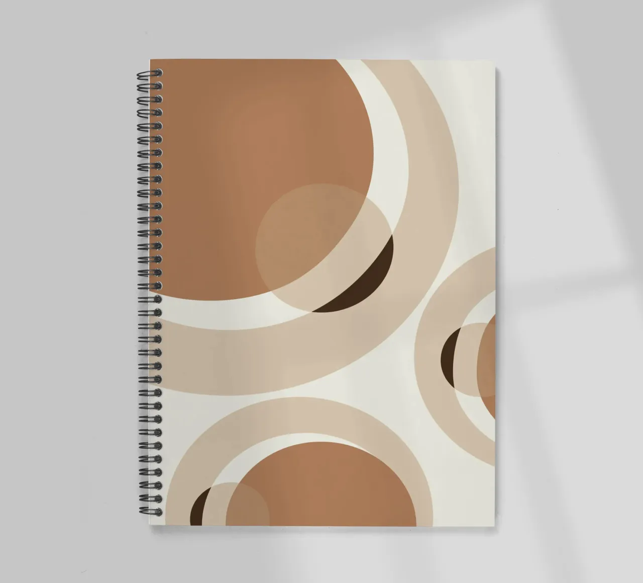 Pastel Shapes No 02 spiral notebook by treechild