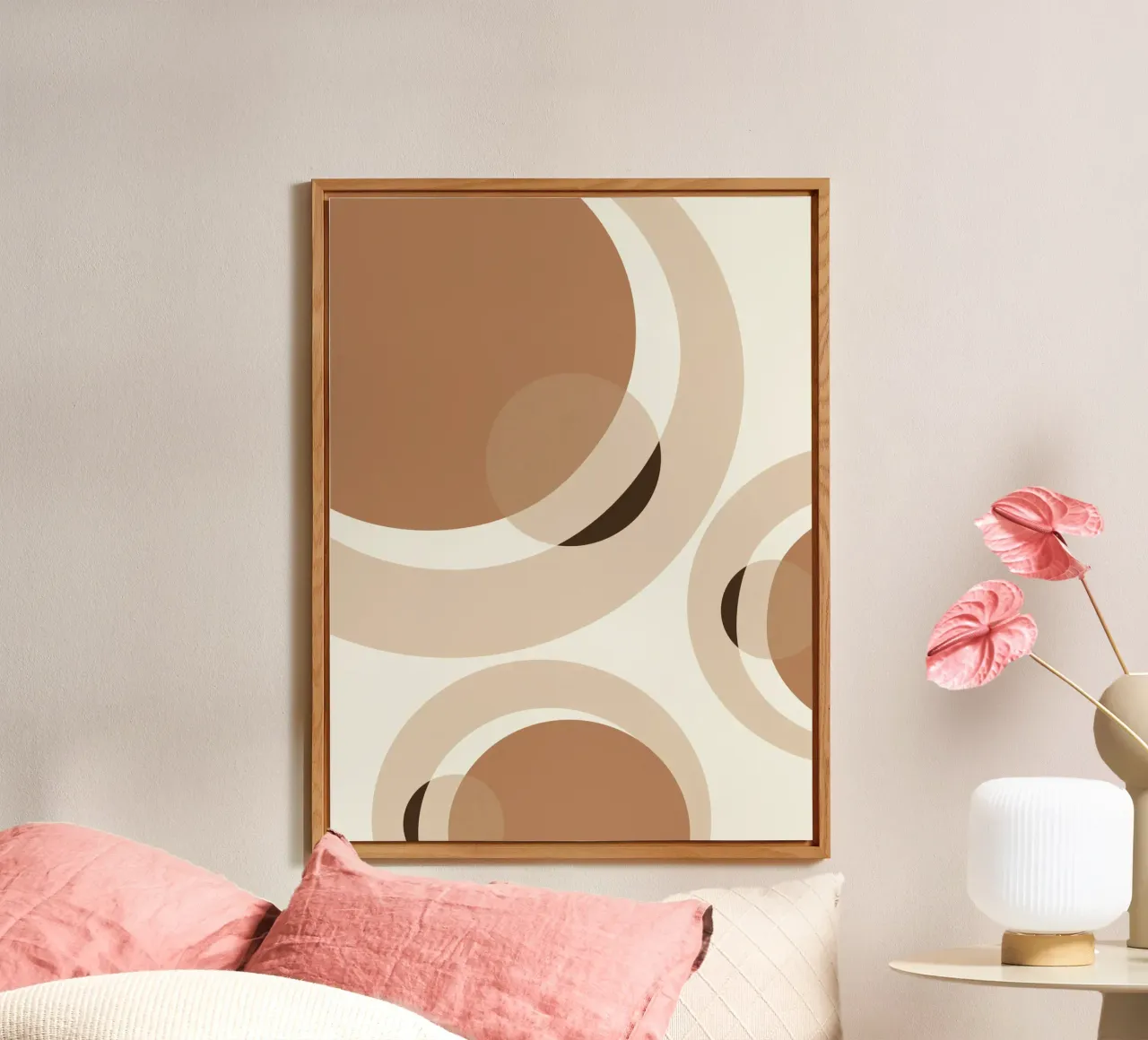 Pastel Shapes No 02 alluminio dibond da treechild
