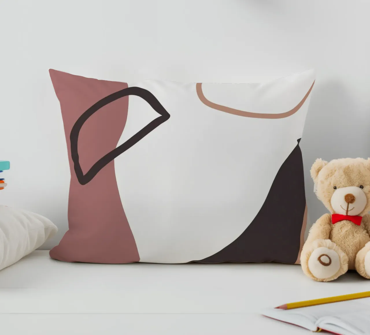Pastel Shapes No 02 cuscino da treechild