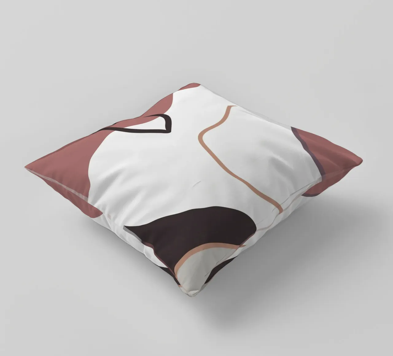Pastel Shapes No 02 cuscino da treechild