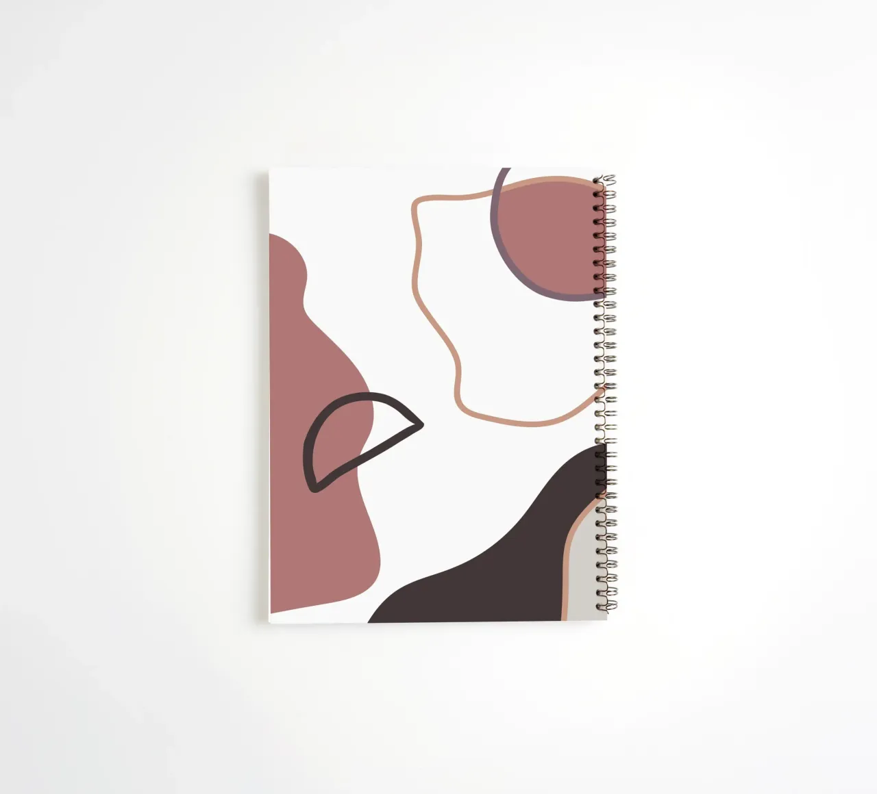 Pastel Shapes No 02 spiral notebook by treechild