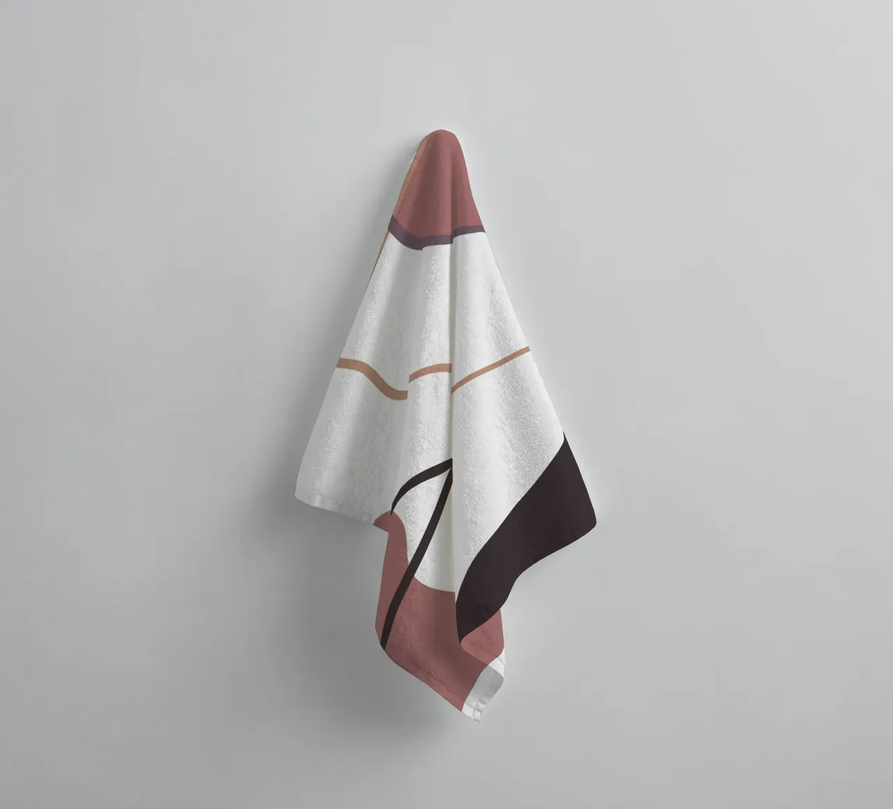 Pastel Shapes No 02 asciugamano da bagno da treechild