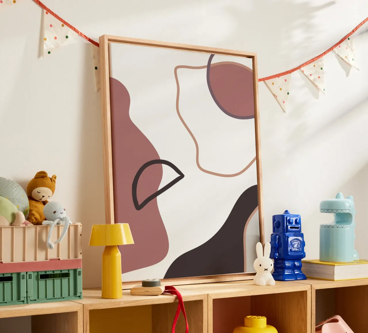 Pastel Shapes No 02 canvas by treechild