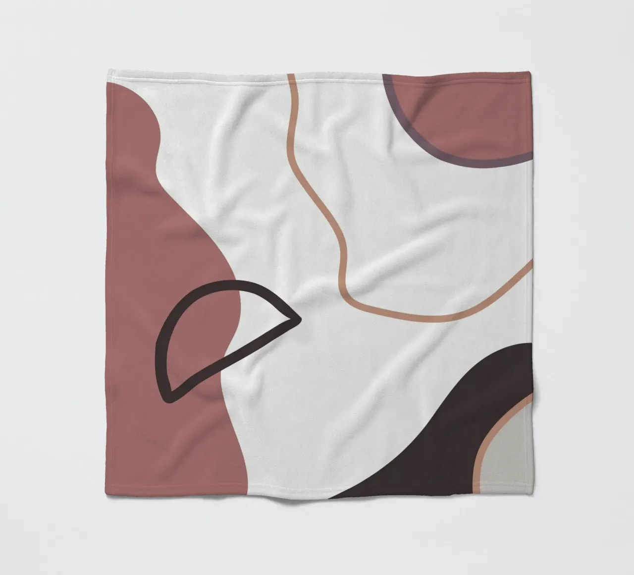 Pastel Shapes No 02 coperta in pile da treechild