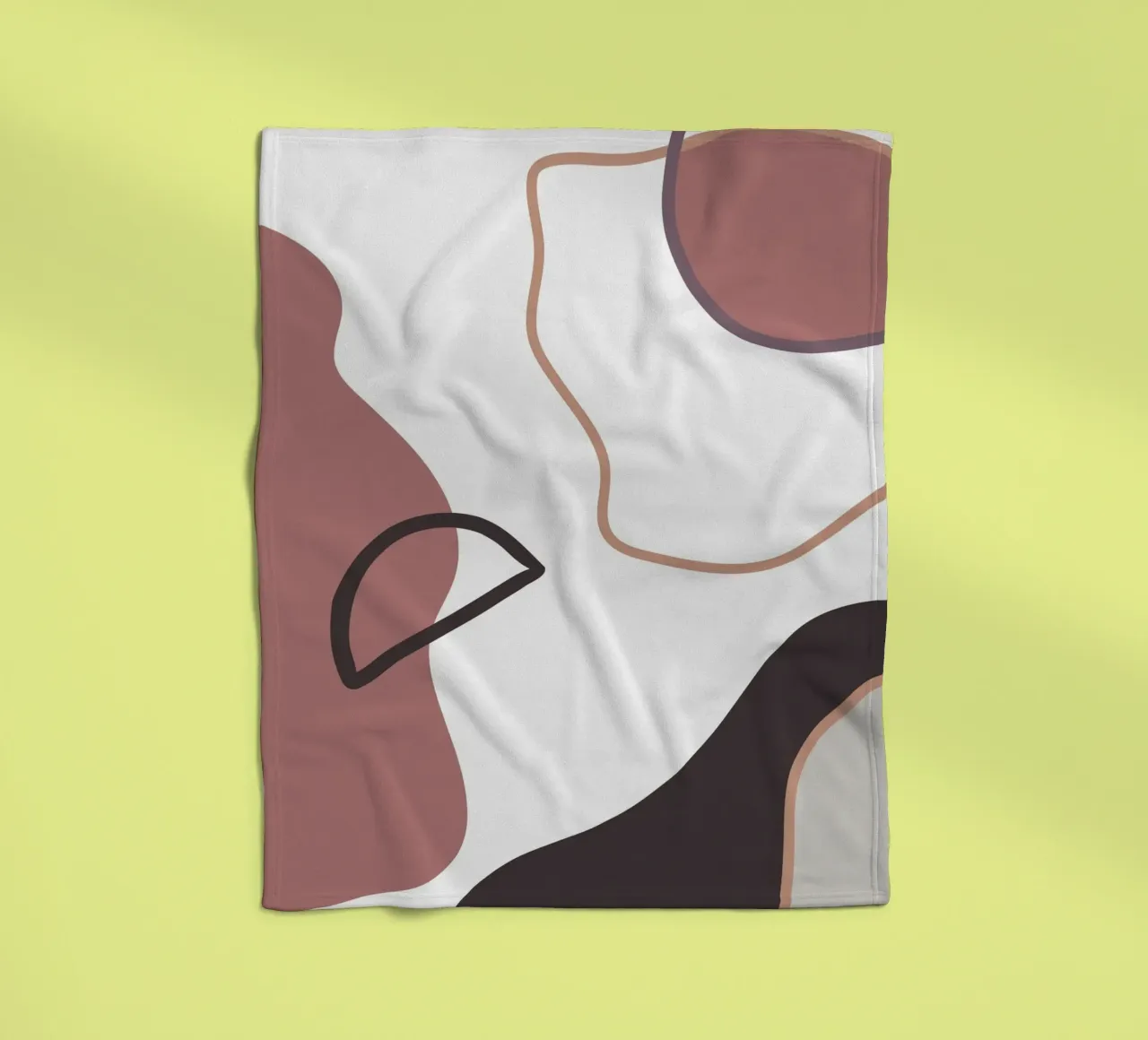 Pastel Shapes No 02 coperta in pile da treechild