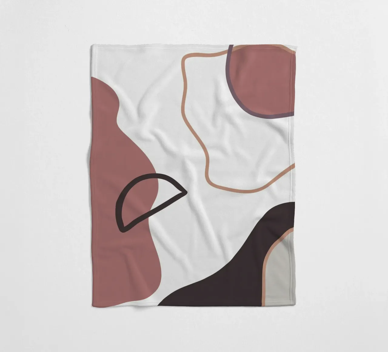Pastel Shapes No 02 coperta in pile da treechild