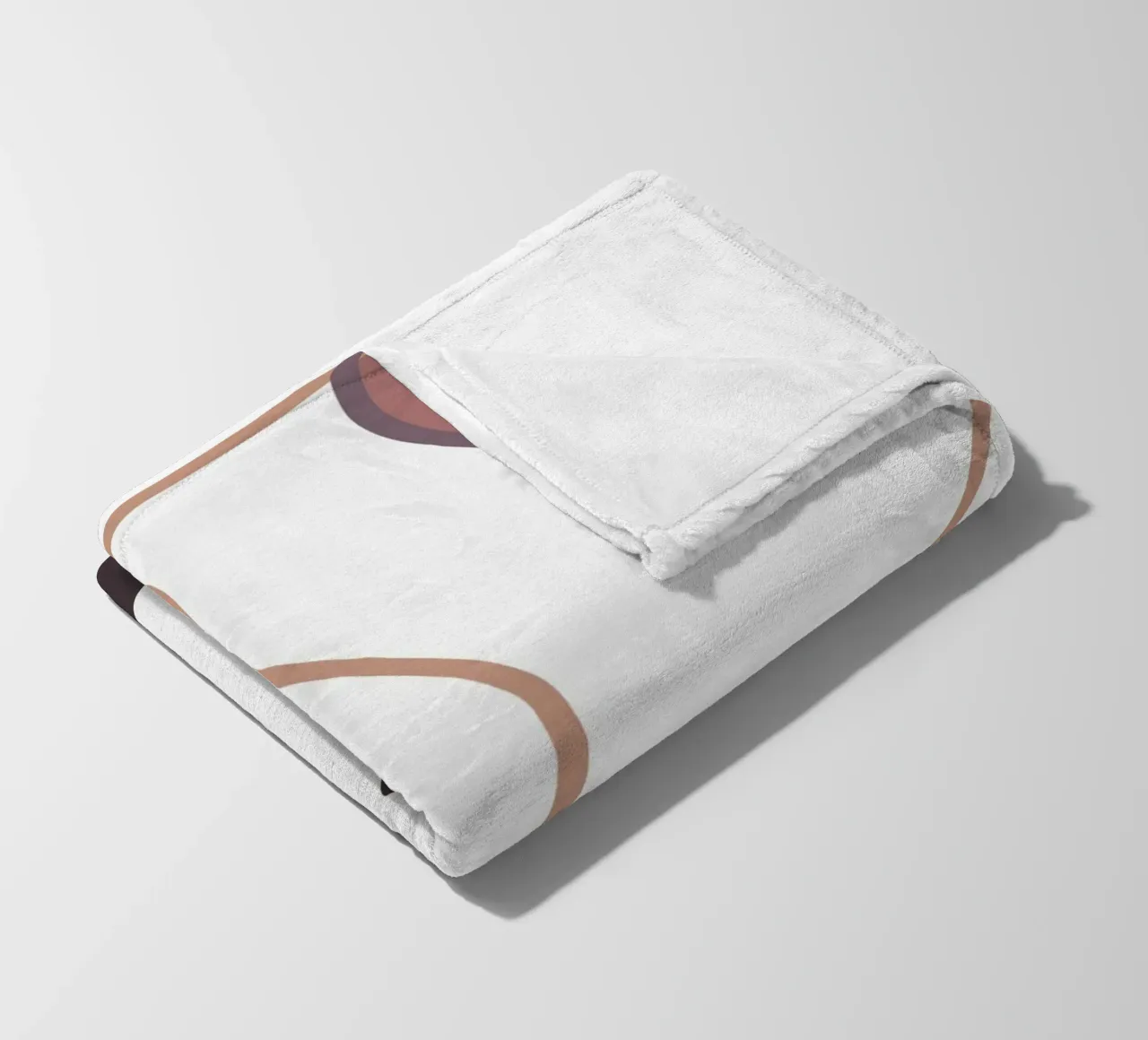 Pastel Shapes No 02 coperta in pile da treechild