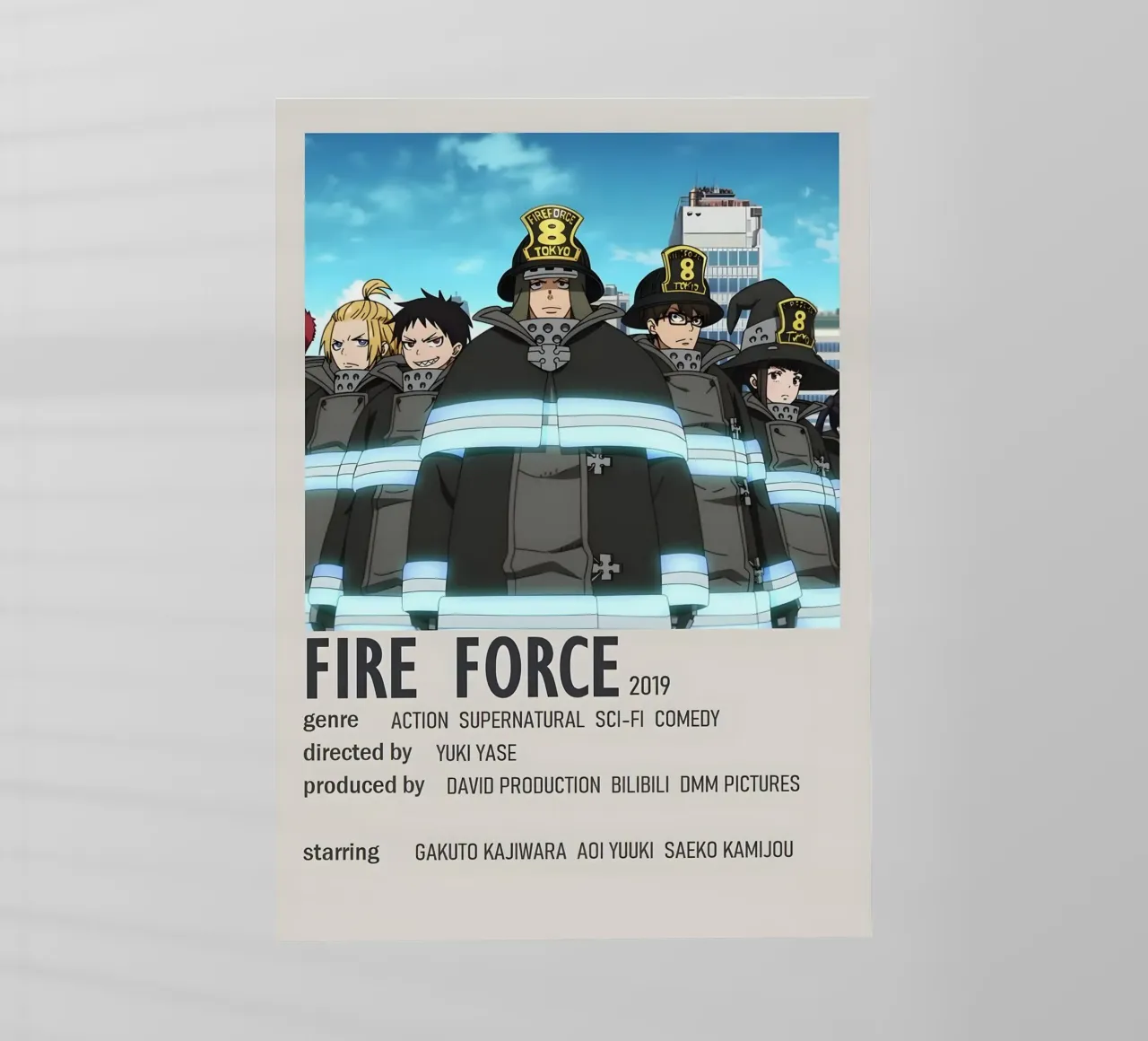 FIRE FORCE 2019 pellicola backlit da Totoya