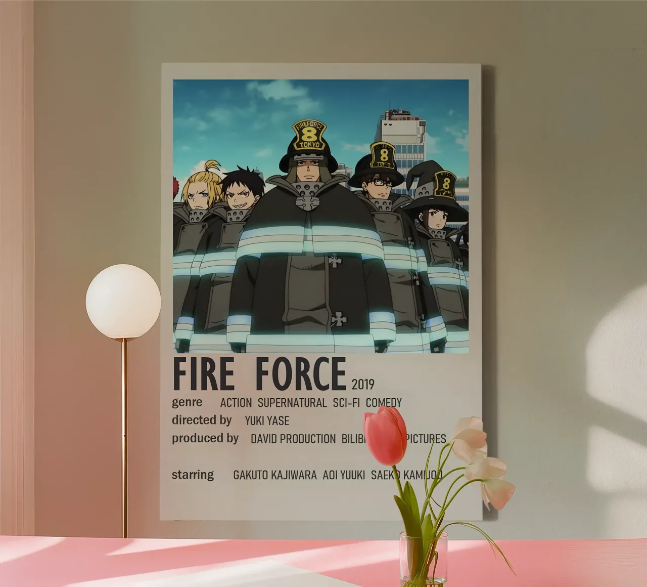 FIRE FORCE 2019 tela con Cornice a cassetta da Totoya