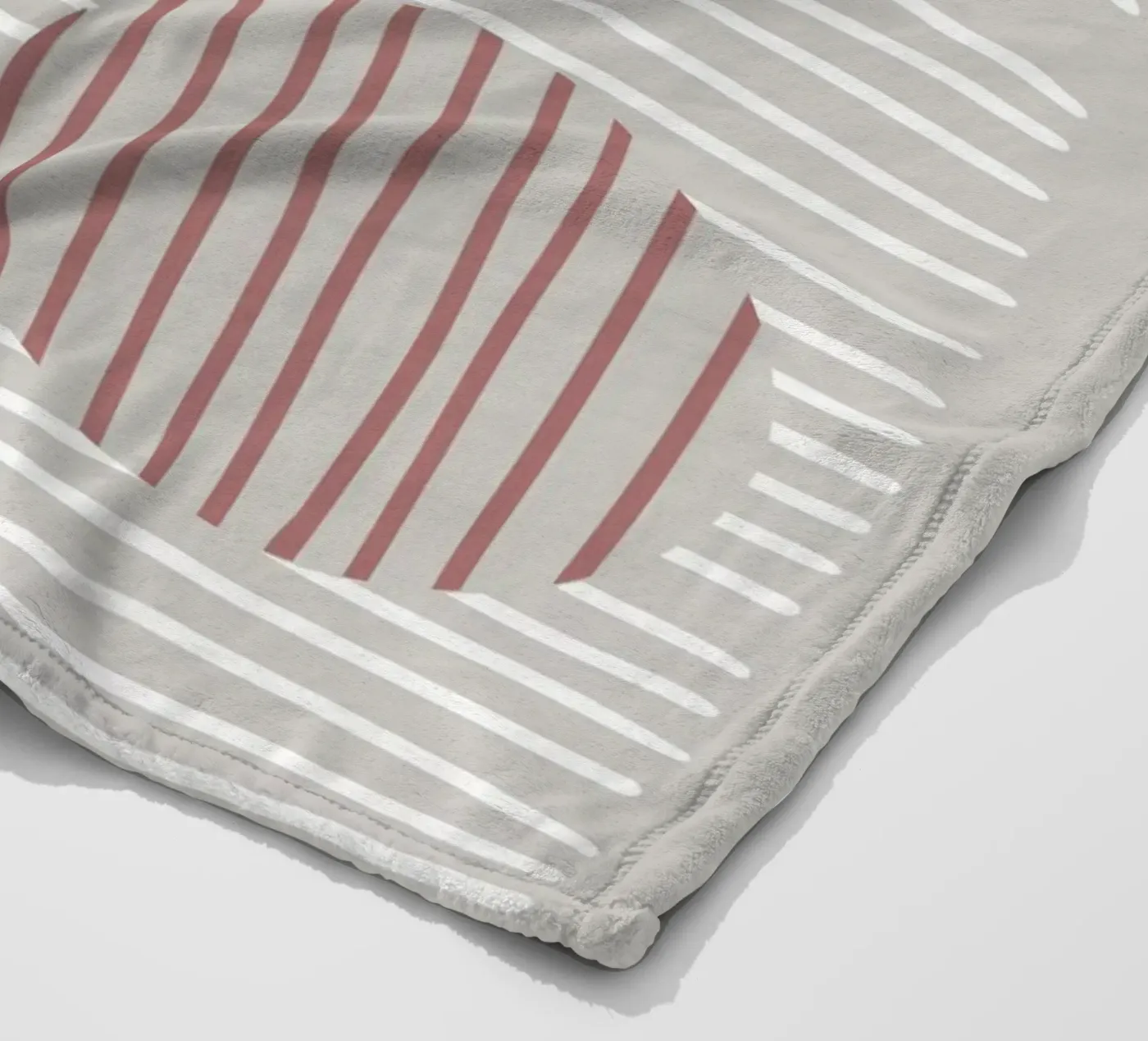 Striped Harmony Fleecedecke von treechild