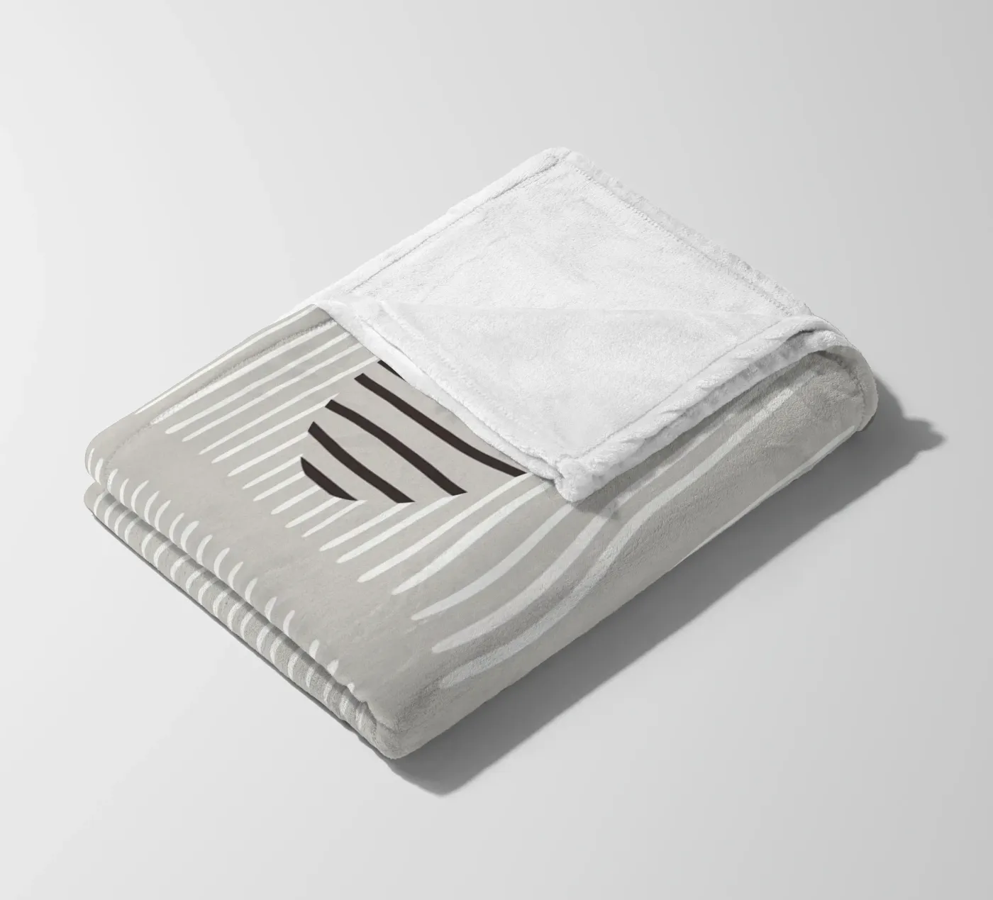 Striped Harmony Fleecedecke von treechild