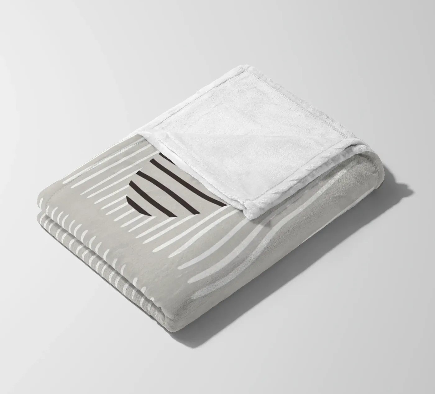 Striped Harmony Fleecedecke von treechild
