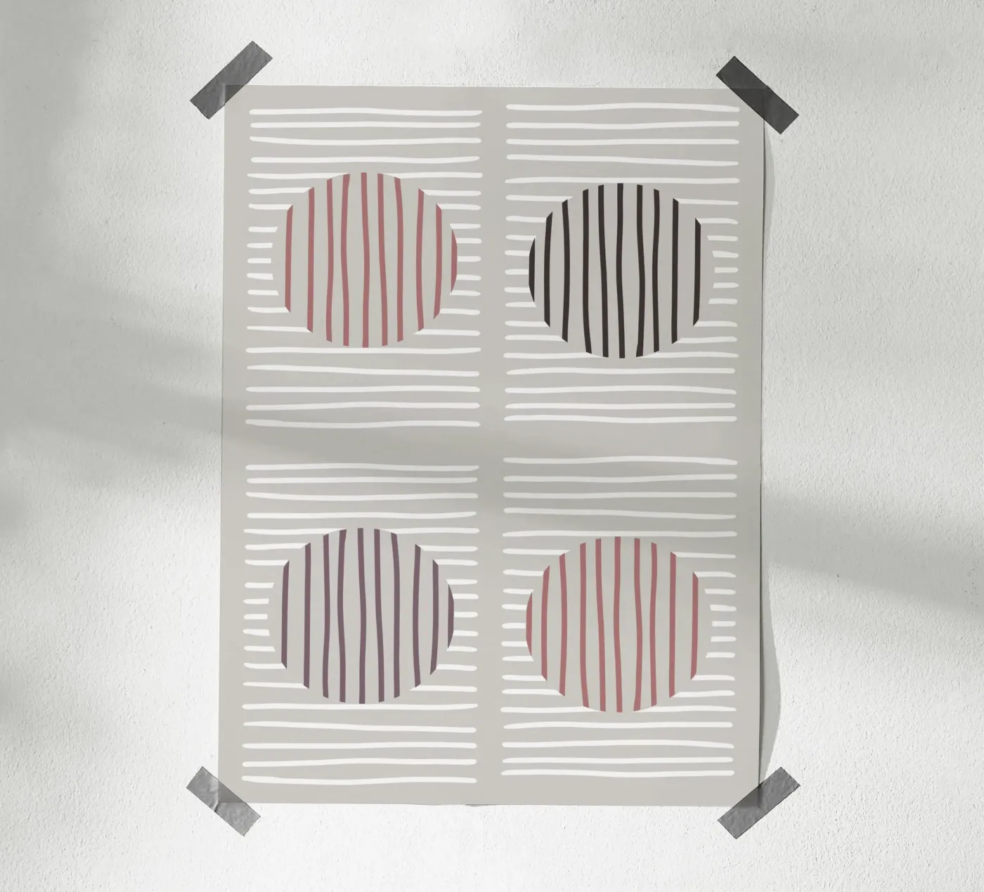 Striped Harmony poster da treechild