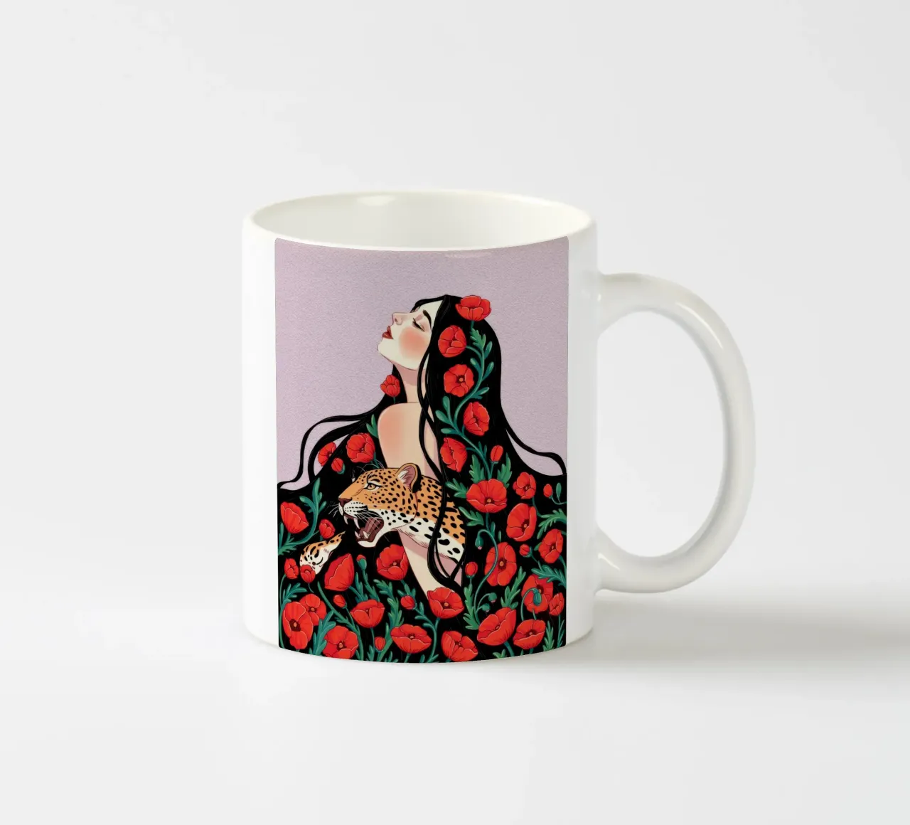 Maestà floreale tazza in ceramica da Silent Hue