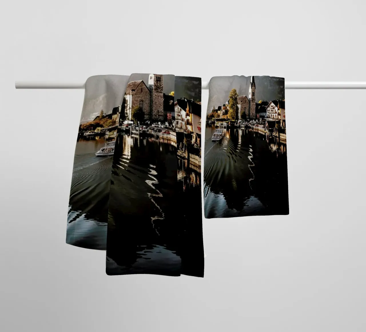 A Place Where Time Stands Still asciugamano da bagno da METROPOLIS