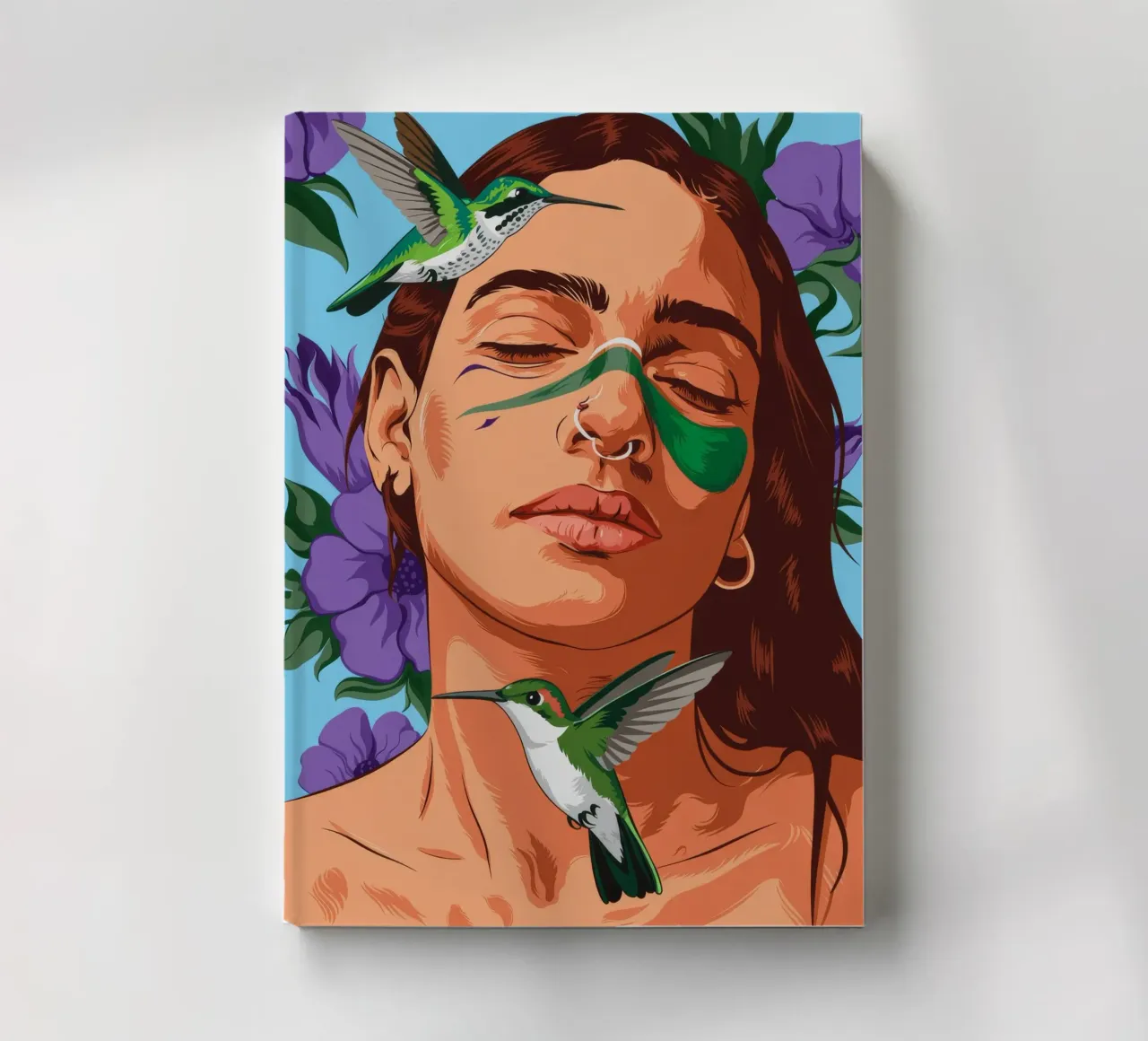 Nature Green Embrace notebook by Silent Hue