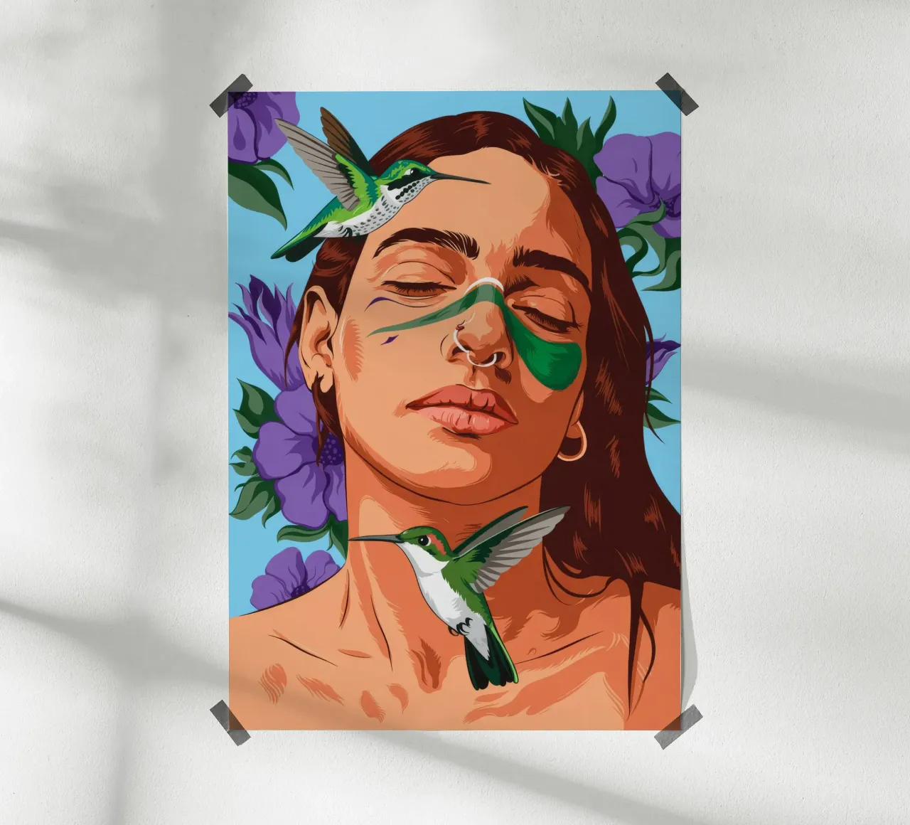 Nature Green Embrace hahnemühle by Silent Hue