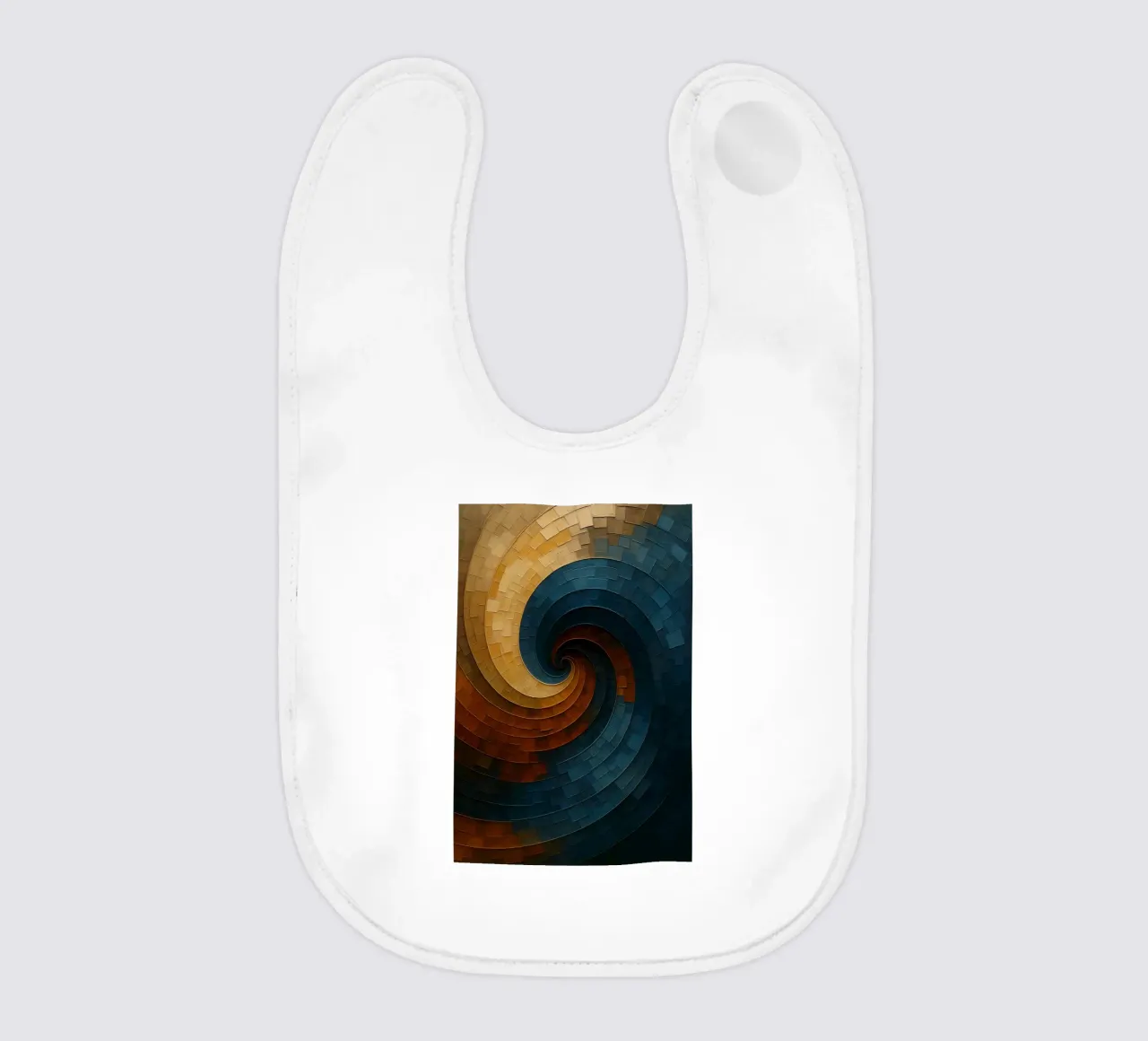 Abstract Spiral Painting bavaglino da Indah Creative